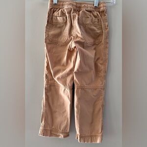 Boys Hanna Andersson Khaki Pull On Drawstring Pants Size 5